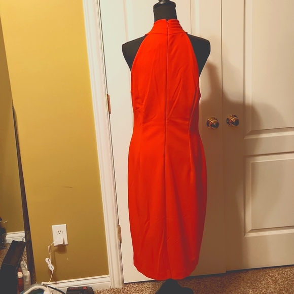 Rachel Roy Bare Shoulder Beauty. Orange RedNew With Tags.  Size XL. - Picture 2 of 3